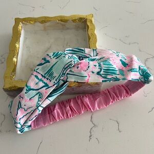 Lilly Pulitzer headband front knot